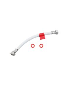 Шланг газовий Nikiforov 1/2 ВВ 50 см з металевими гайками, білий ПВХ, фото  | SNABZHENIE.com.ua