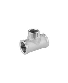 Тройник посилений LexLine 1/2 ВНВ, нікельований, модель НК0211-Вн, фото  | SNABZHENIE.com.ua