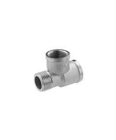 Тройник посилений LexLine 1/2 ВВН, нікельований, модель НК0203-Вн, фото  | SNABZHENIE.com.ua