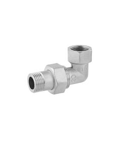 Сгон-американка угловая LexLine 1/2 ВН никелированная, фото  | SNABZHENIE.com.ua