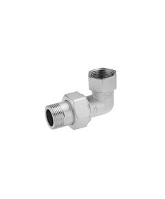 Сгон-американка куточкова LexLine 3/4 ВН посилена нікельована НК0804-Вн, фото  | SNABZHENIE.com.ua