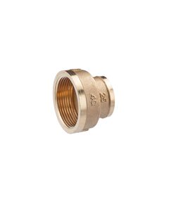 Муфта переходная LexLine 1 1/2х1 ВВ латунная усиленная, фото  | SNABZHENIE.com.ua