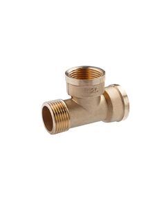 Тройник посилений LexLine 1 ВВН латунний УК0230-В, фото  | SNABZHENIE.com.ua