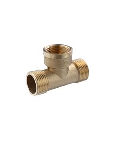 Тройник усиленный LexLine 1 НВН латунный, фото  | SNABZHENIE.com.ua