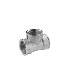 Тройник LexLine 1 1/4 ВВВ никелированный усиленный НК0208-Вн, фото  | SNABZHENIE.com.ua