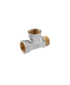 Тройник STA Premium 3/4 ВВН, нікельований, фото  | SNABZHENIE.com.ua