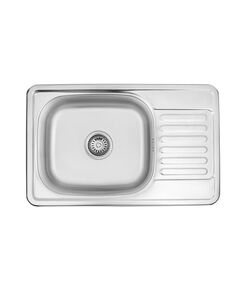 Кухонна мийка Kroner KRP Satin 6642 (0,8 мм), фото  | SNABZHENIE.com.ua