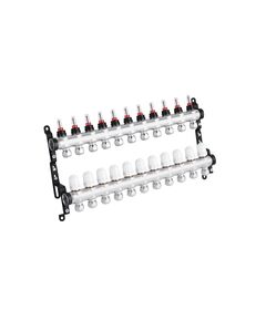 Коллектор STA Classic на 11 выходов G1, нержавеющая сталь, с евроконусами, фото  | SNABZHENIE.com.ua