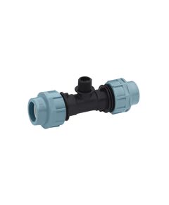 Тройник ПЕ STR 25x1/2x25 РН для трубопроводів, фото  | SNABZHENIE.com.ua