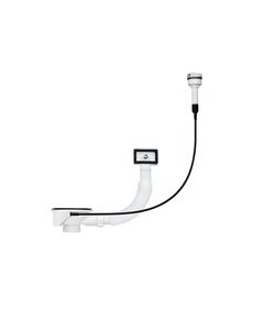 Сифон для кухонної мийки ANIplast 3 1/2''х40 мм з прямокутним переливом, фото  | SNABZHENIE.com.ua