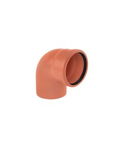 Колено для наружной канализации Rozma 110х90°, фото  | SNABZHENIE.com.ua