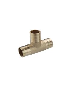 Тройник соединительный LexLine D=18 мм латунь, фото  | SNABZHENIE.com.ua