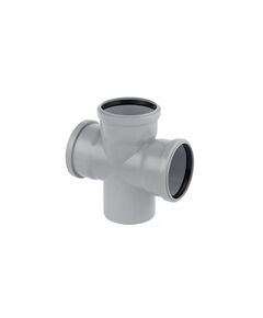 Крестовина Baux 110х110х110° для внутрішньої каналізації 90°, фото  | SNABZHENIE.com.ua