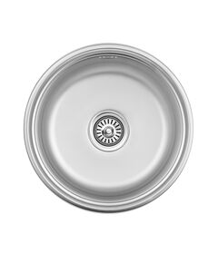 Кухонна мийка Kroner KRP Satin 430 (0,8 мм), фото  | SNABZHENIE.com.ua