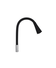 Гнучкий вилив для змішувача Kroner KRP - C803BLK чорний, фото  | SNABZHENIE.com.ua