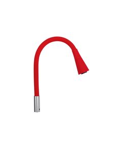 Гибкий излив для смесителя Kroner KRP-C803RED, красный, фото  | SNABZHENIE.com.ua