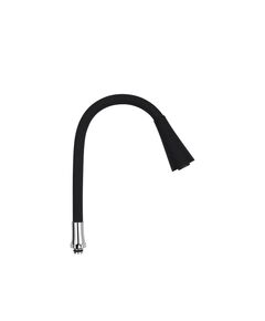 Гибкий излив для смесителя Kroner KRM-C8031BLK, черный, фото  | SNABZHENIE.com.ua