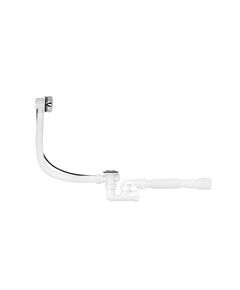 Сифон для ванни Kroner KRP-BS05P 1 1/2 з переливом і ревізією 40/50 мм, фото  | SNABZHENIE.com.ua