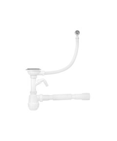 Сифон для кухонной мойки Kroner KRP - KS02R-1 с отводом для стиральной машины, фото  | SNABZHENIE.com.ua