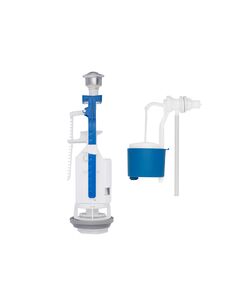 Комплект для бачка унітаза Kroner KRP KIT7754 з кнопкою та боковим підводом, фото  | SNABZHENIE.com.ua