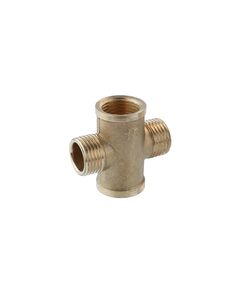 Крестовина LexLine 1/2 ВНВН латунная усиленная УК4603-В, фото  | SNABZHENIE.com.ua