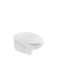 Унітаз підвісний Kroner Oker WHI533536 RIMLESS безободковий з сидінням, фото  | SNABZHENIE.com.ua