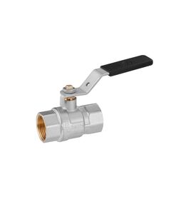 Кран шаровой WaGa 1 ВВ PN40 с никелированной ручкой, фото  | SNABZHENIE.com.ua