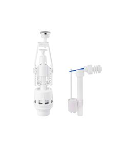 Комплект для бачка унитаза Agua KIT42 с боковым подводом 1/2, фото  | SNABZHENIE.com.ua