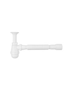 Сифон для раковини Agua TB06 1 1/4''х40/50 мм з литим випуском, фото  | SNABZHENIE.com.ua