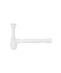 Сифон для раковини Agua TB07 1 1/4'' х 40/50 мм з різьбленням, фото  | SNABZHENIE.com.ua