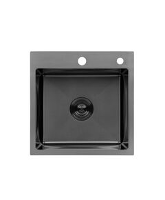 Кухонная мойка Kroner KRP Schwarze 4545HM PVD, фото  | SNABZHENIE.com.ua