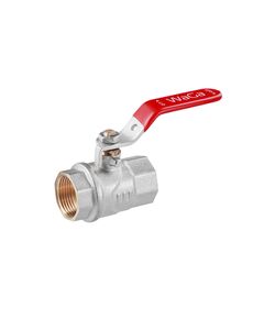 Кран кульовий WaGa 3/4 ВВ PN40 з нікельованою ручкою, фото  | SNABZHENIE.com.ua