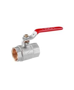 Кран кульовий WaGa 1 ВВ PN40, нікельований, з ручкою, фото  | SNABZHENIE.com.ua