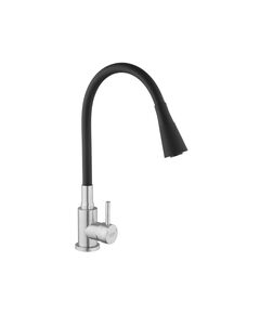 Смеситель для кухни Kroner KRP Edelstahl Klassisch - ESG031BLK, фото  | SNABZHENIE.com.ua