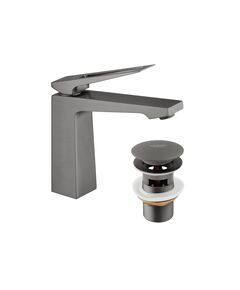 Смеситель для раковины Kroner KRP Ersel - GRP0110BV с донным клапаном, фото  | SNABZHENIE.com.ua