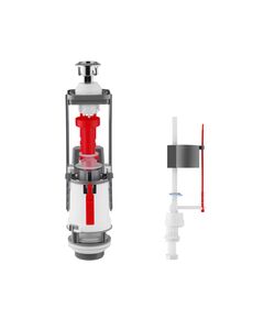 Комплект для бачка унитаза NM двухуровневый, с нижним подводом 1/2", фото  | SNABZHENIE.com.ua