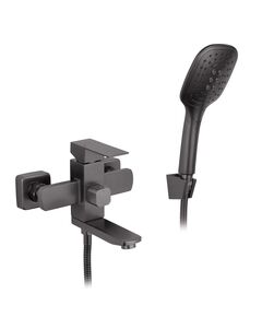 Смеситель для ванны Kroner KRP Edelstahl Kubus - PVD060, фото  | SNABZHENIE.com.ua