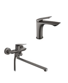 Набор смесителей Kroner Graz-GRP070 + смеситель Graz-GRP010, фото  | SNABZHENIE.com.ua