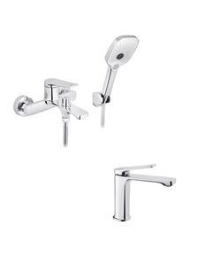 Набор смесителей Kroner Makon-C060 + смеситель Makon-C010, фото  | SNABZHENIE.com.ua