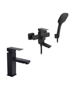 Набор смесителей Edelstahl Kubus-SCH010 + смеситель Edelstahl Kubus-SCH060, фото  | SNABZHENIE.com.ua