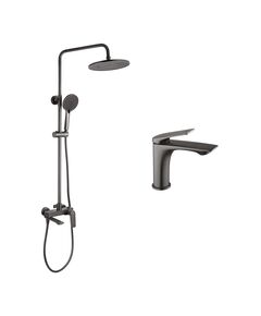 Набор 2 в 1 душевая система Kroner Graz-GRP063 + смеситель Graz-GRP010, фото  | SNABZHENIE.com.ua