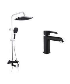 Набор 2 в 1 душевая система Kroner Essen-SCH063 + смеситель Essen-SCH010, фото  | SNABZHENIE.com.ua