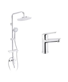 Набор 2 в 1 душевая система Kroner Armada-C064K + смеситель Hagen-C010, фото  | SNABZHENIE.com.ua