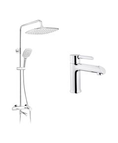 Набор 2 в 1 душевая система Kroner Essen-C063 + смеситель Essen-C010, фото  | SNABZHENIE.com.ua