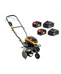 GTM Культиватор акум. BT56, 2*18В, ширина 36/56см, передач 1вперед, +АКБ 4Аг-2шт., ЗП-2шт., фото  | SNABZHENIE.com.ua