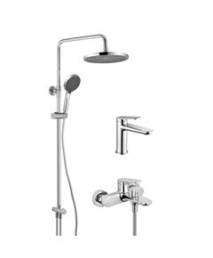 Набор смесителей Kroner Element 211801-3801, фото  | SNABZHENIE.com.ua