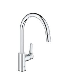 Смеситель для кухни с выдвижным изливом Grohe StartCurve 30562000, фото  | SNABZHENIE.com.ua