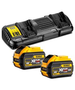 Зарядний пристрій та 2 акумулятори DeWALT DCB132X2 XR FLEXVOLT 9Ач, фото  | SNABZHENIE.com.ua