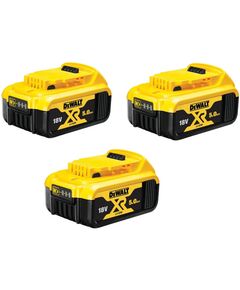 Набір акумуляторних батарей DeWALT DCB184P3 - 3 шт. 18В 5Аh, фото  | SNABZHENIE.com.ua