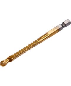 Сверло фрезеровальное YATO HSS-TIN 6.5 мм, l=89 мм, HEX 1/4, фото  | SNABZHENIE.com.ua